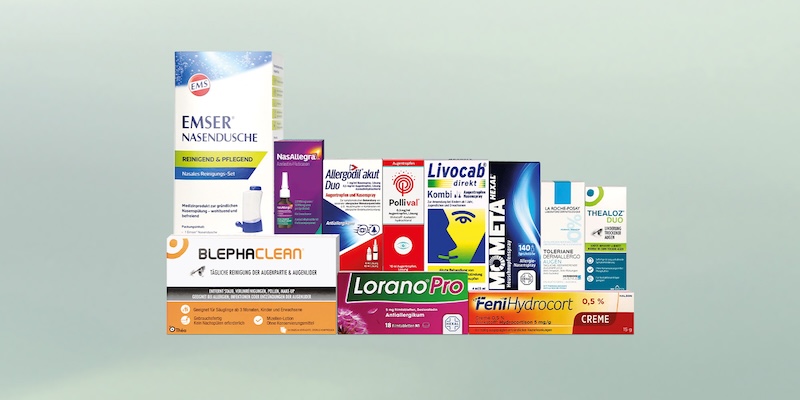 Eine Produktrange verschiedener Apothekenprodukte f&uuml;r das Immunsystem.